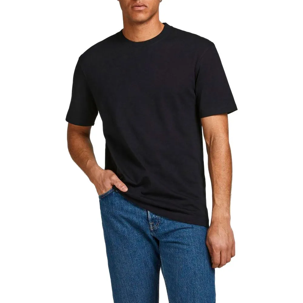 Jack Jones Men's Black Cotton T-Shirt