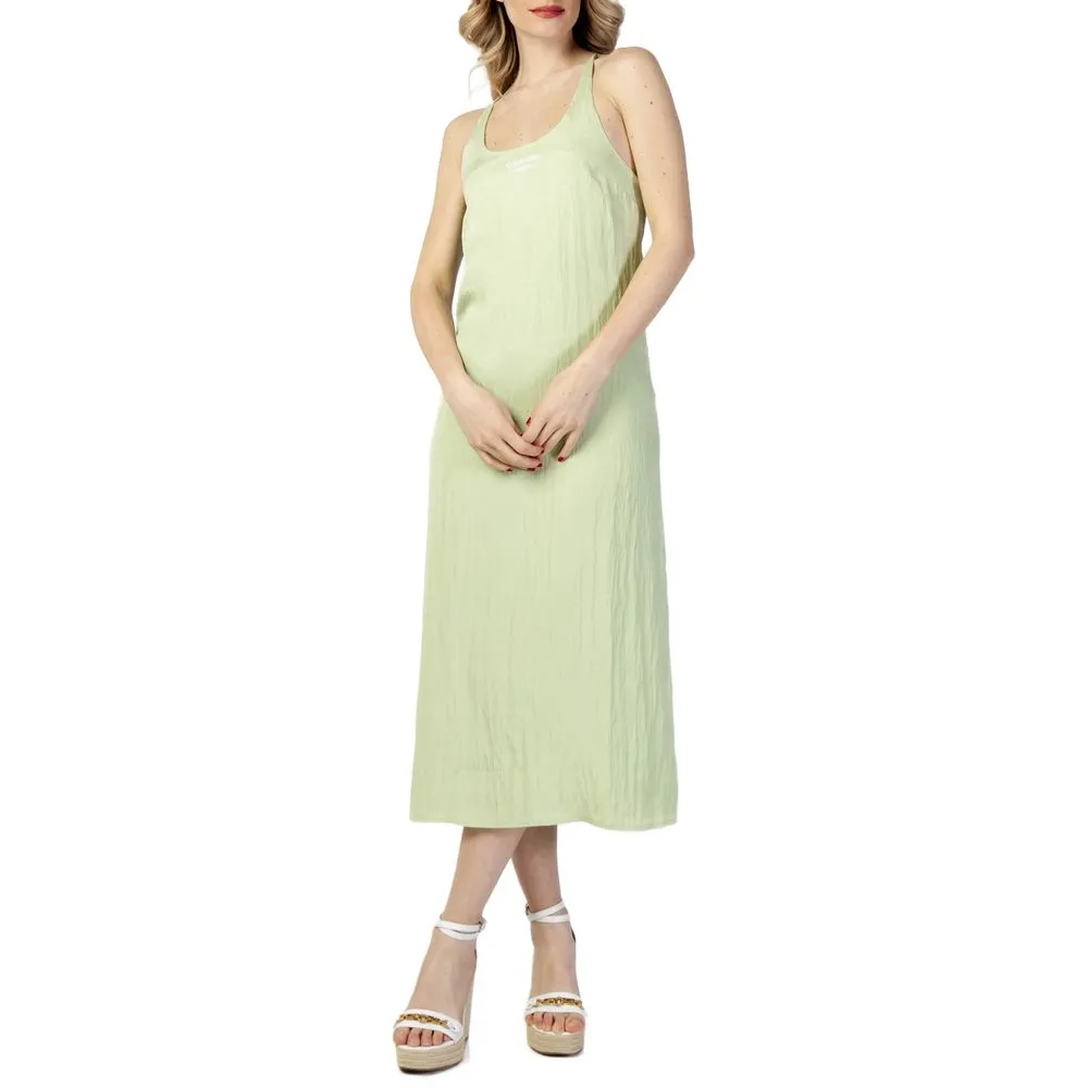 Calvin Klein Jeans Women's Green Tencel Dress