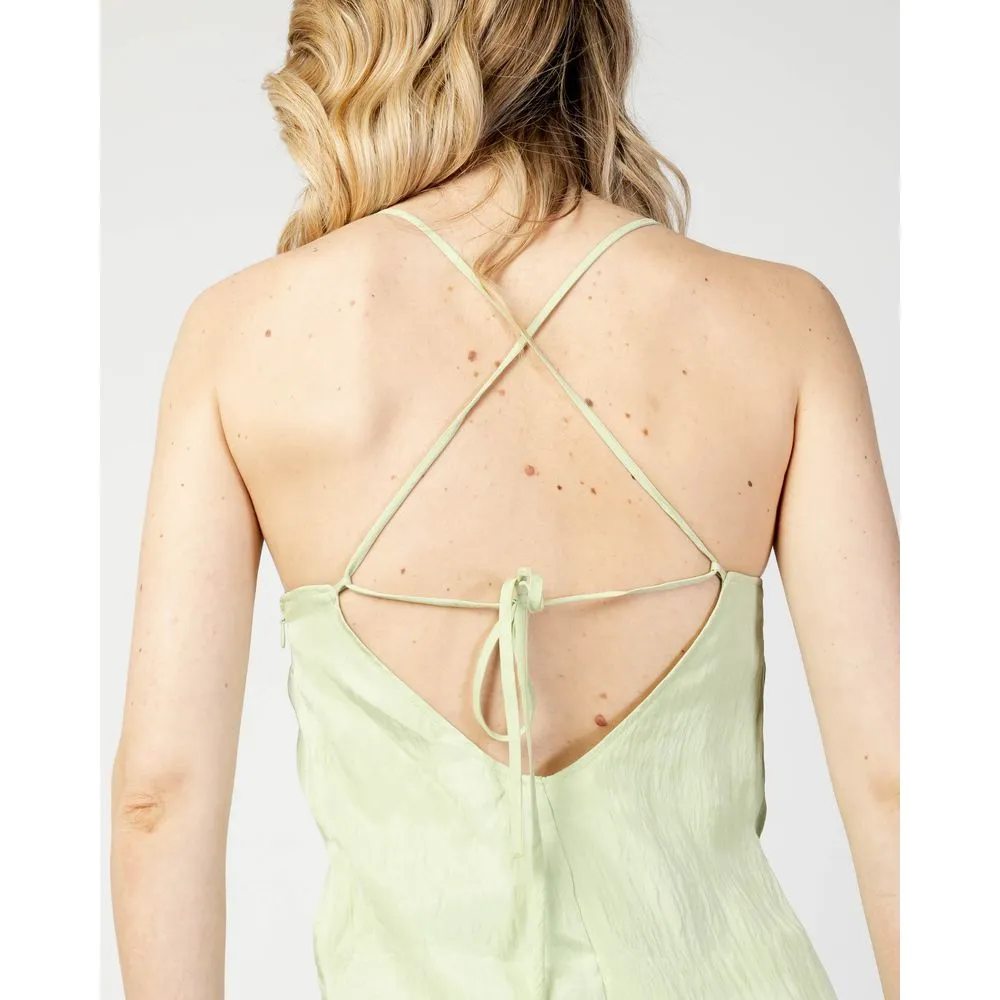 Calvin Klein Jeans Women's Green Tencel Dress