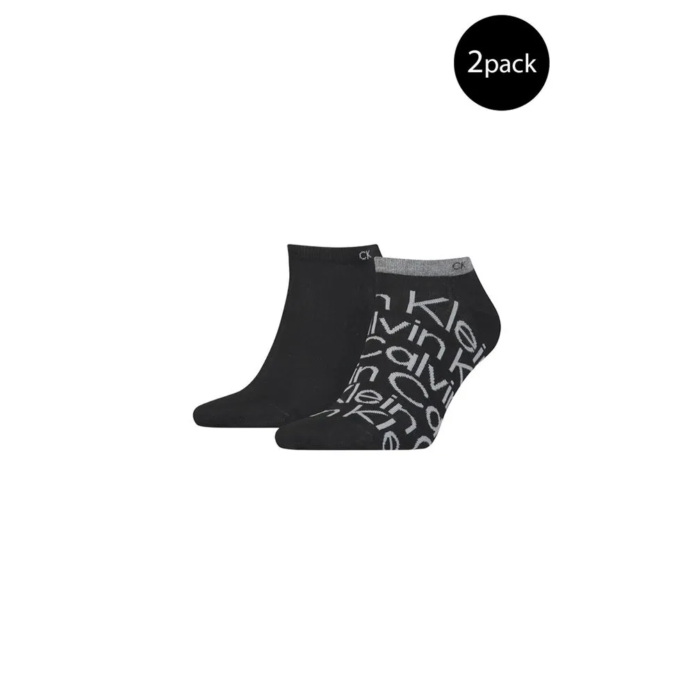 Calvin Klein Men's Black Cotton Sock