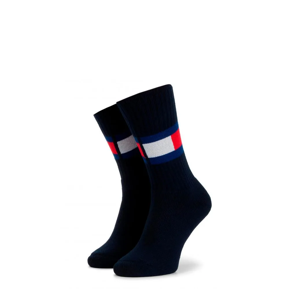 Tommy Hilfiger Men's Blue Cotton Sock