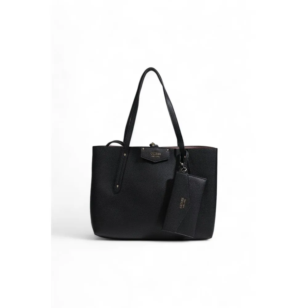 Guess Women's Black Synthetic Leather Handbag
