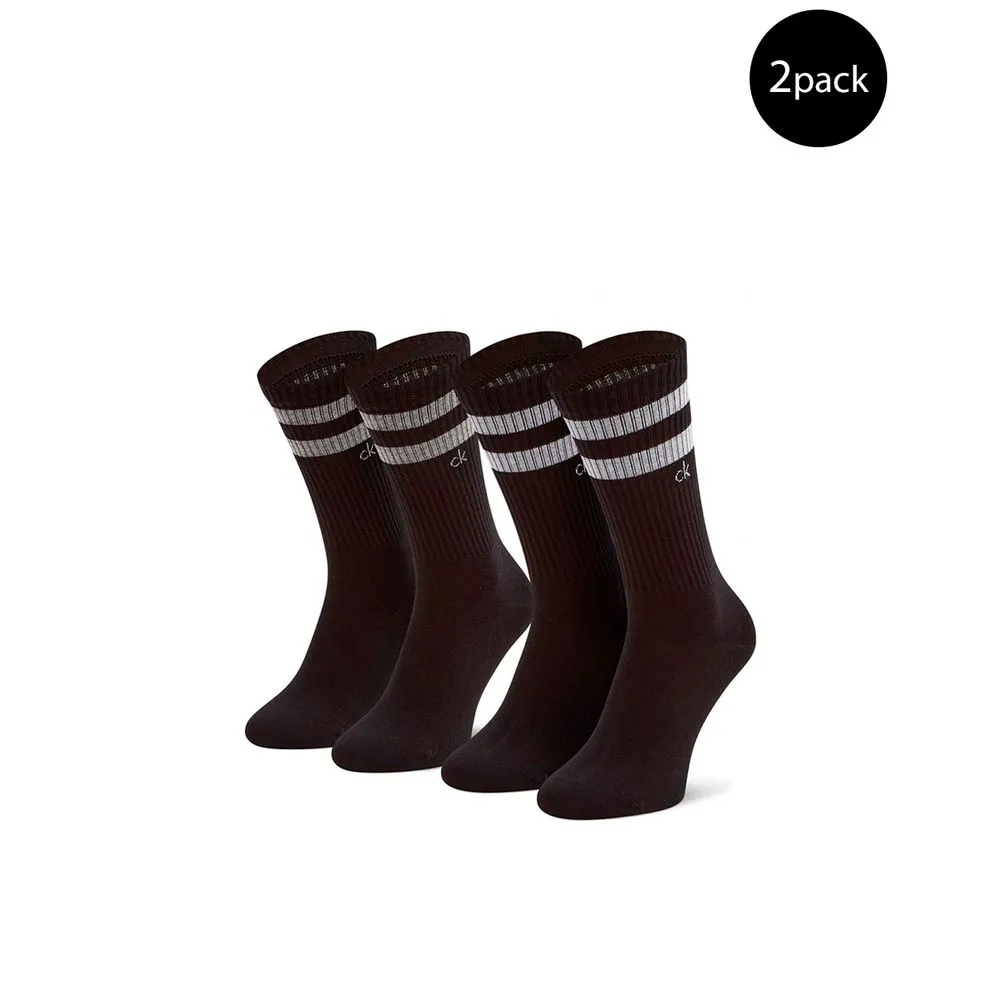 Calvin Klein Men's Black Cotton Sock