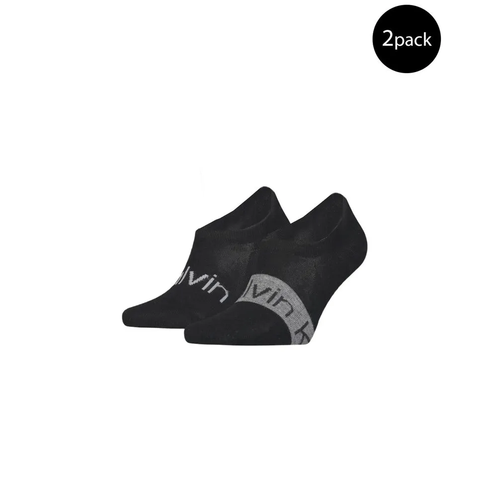 Calvin Klein Men's Black Cotton Sock