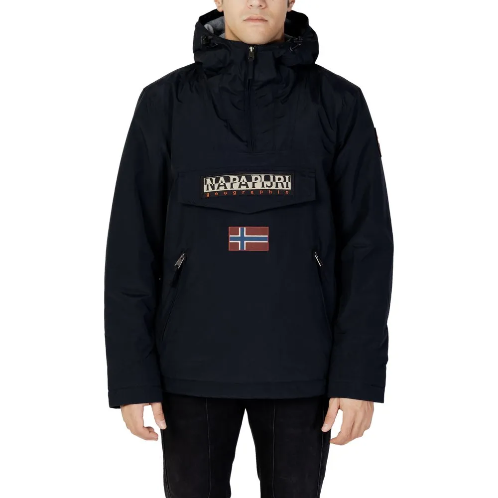 Napapijri Men's Black Polyester Jacket