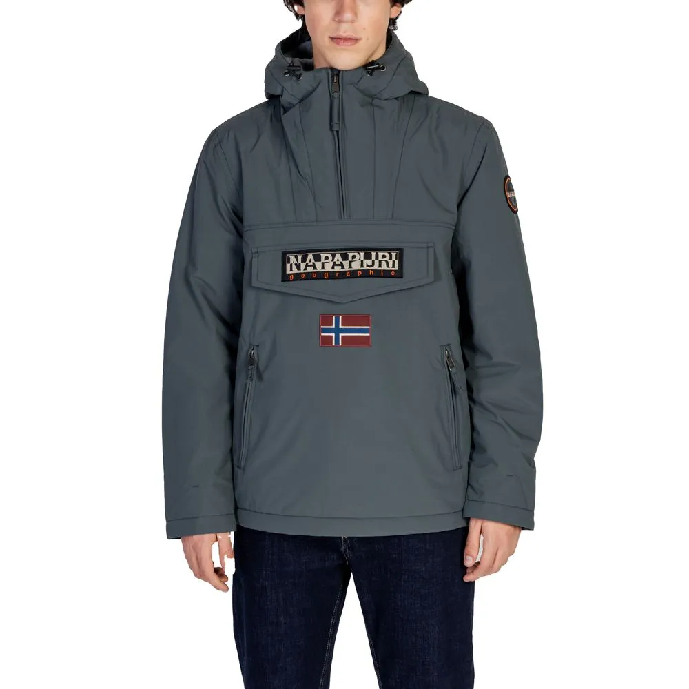 Napapijri Men's Green Polyester Jacket
