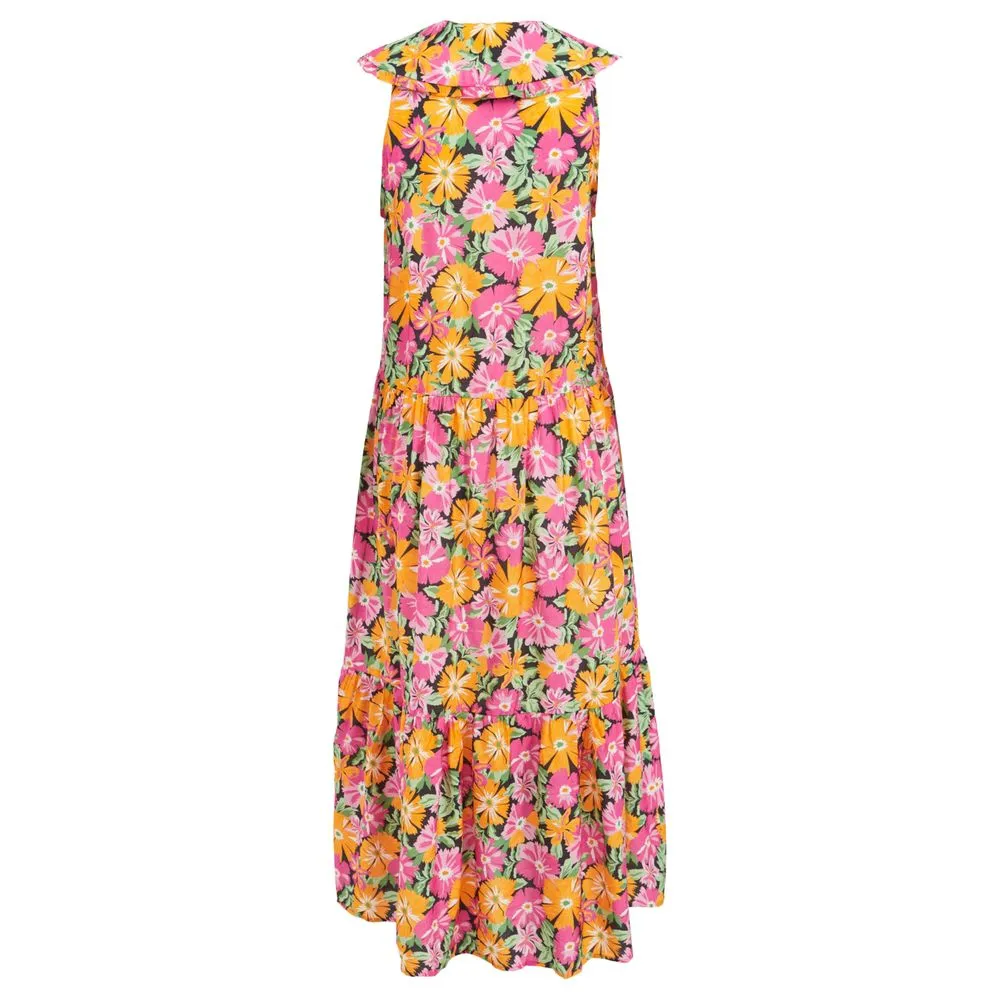 Vila Clothes Women's Pink Polyester Dress