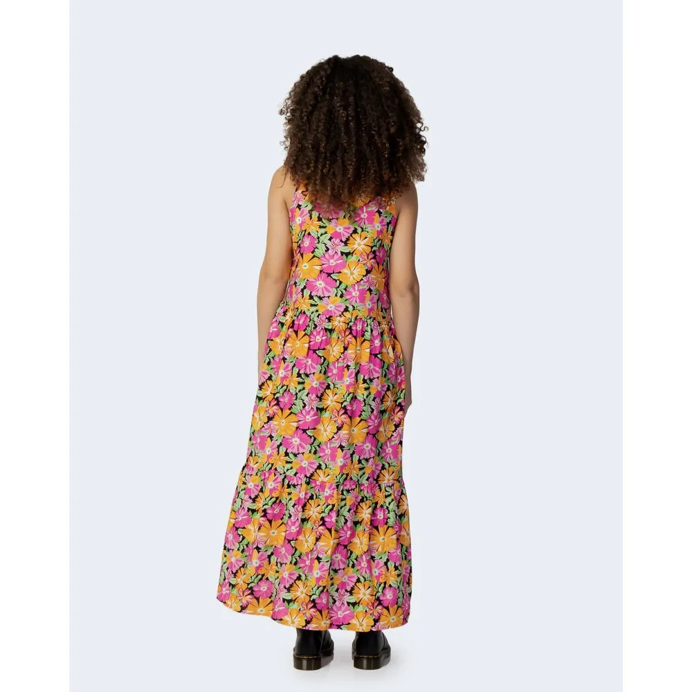 Vila Clothes Women's Pink Polyester Dress