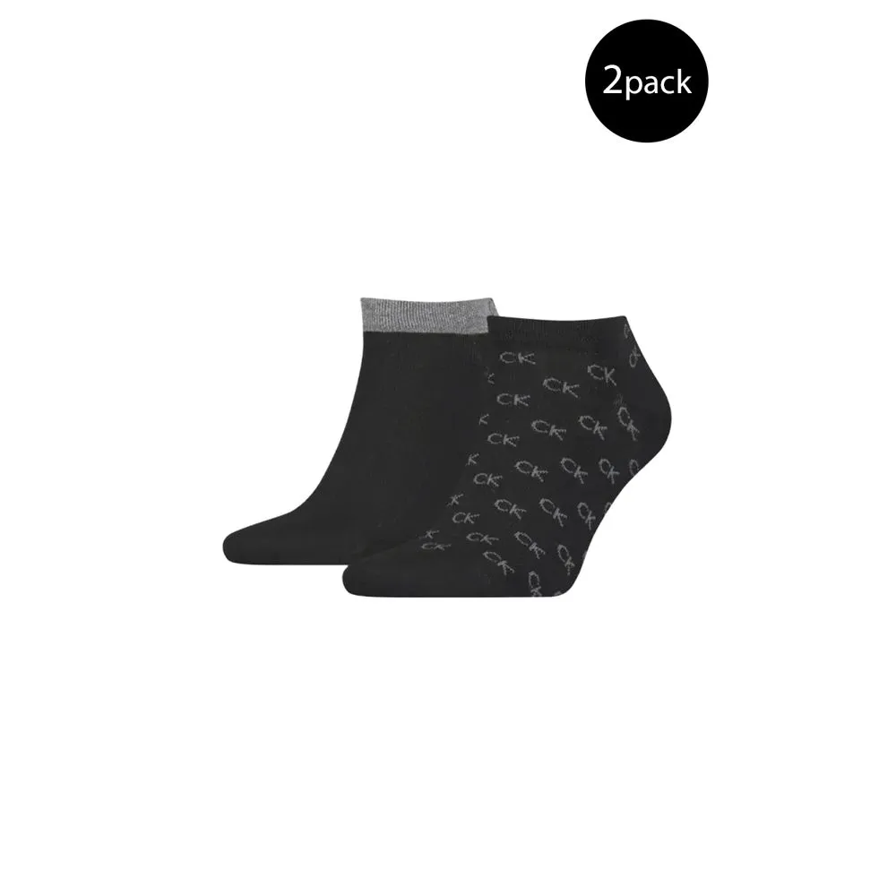 Calvin Klein Men's Black Elastane Sock