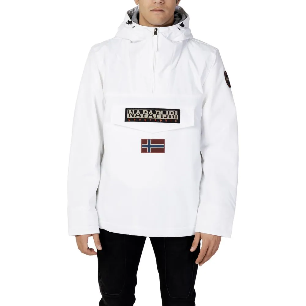 Napapijri Men's White Nylon Jacket