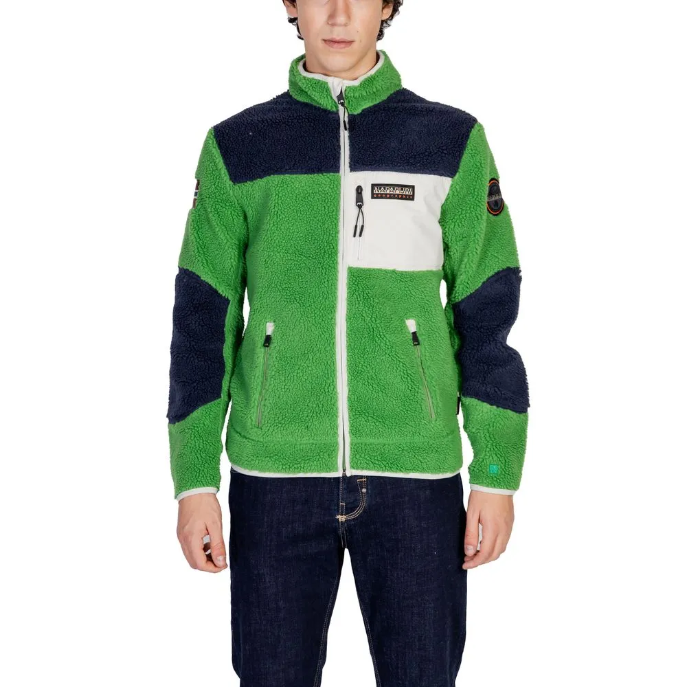 Napapijri Men's Green Polyester Sweater