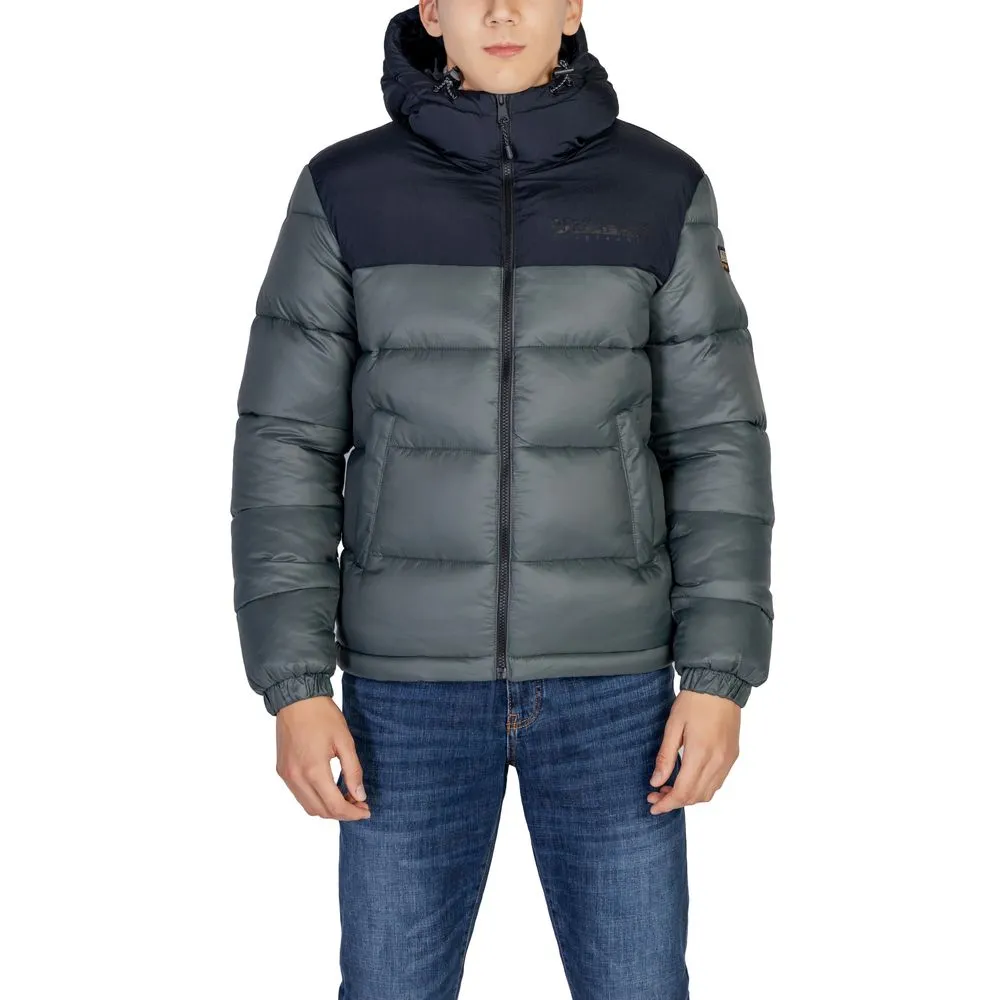 Napapijri Men's Green Polyester Jacket