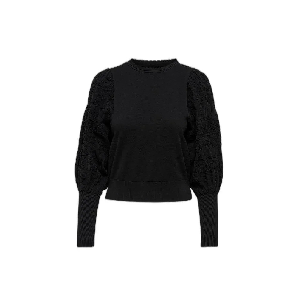 Only Women's Black Polyester Tops & T-Shirt