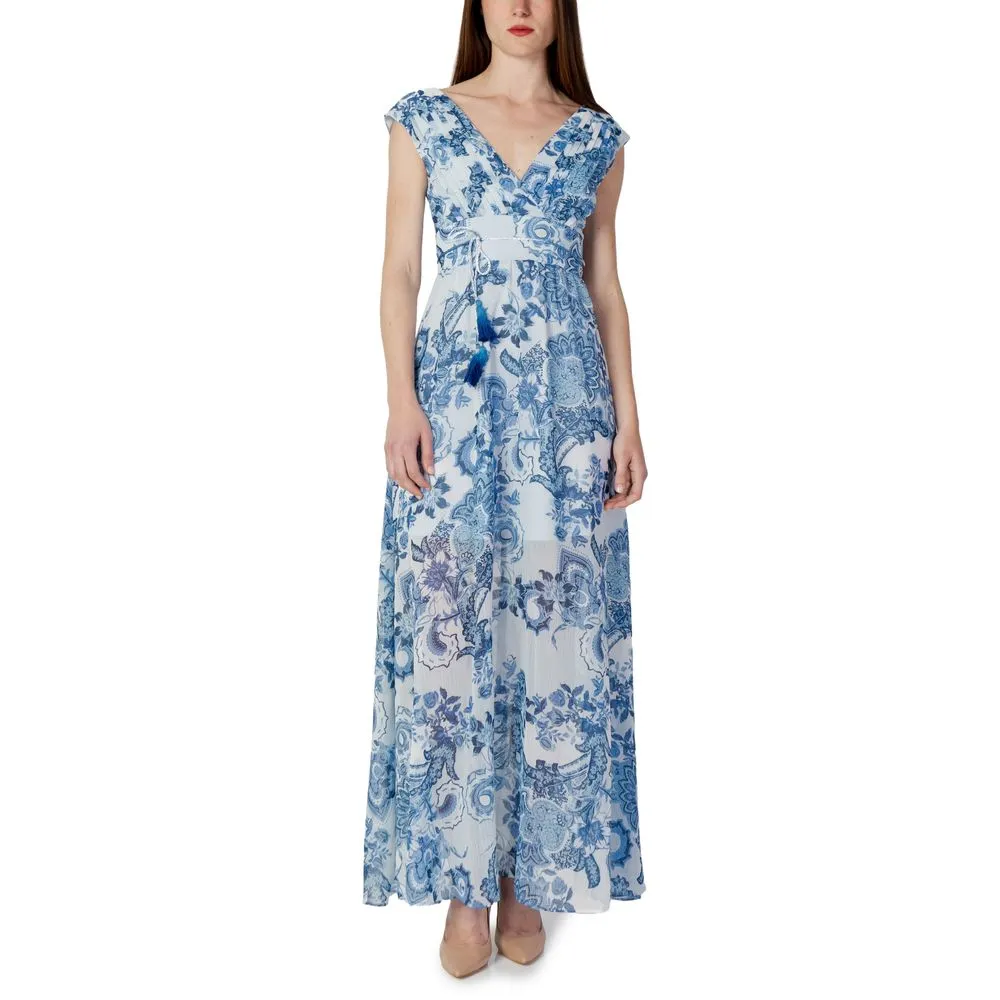 Guess Women's Blue Polyester Dress