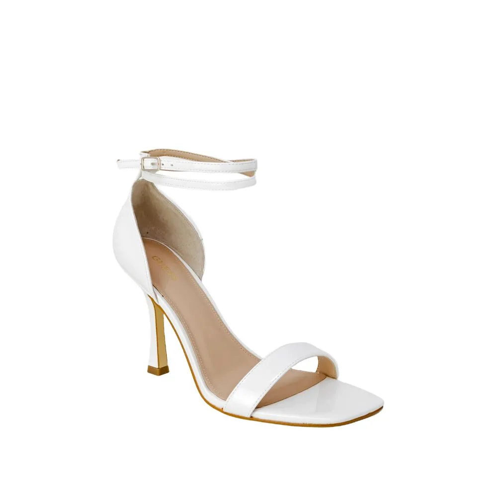 Guess Women's White Polyester Sandals