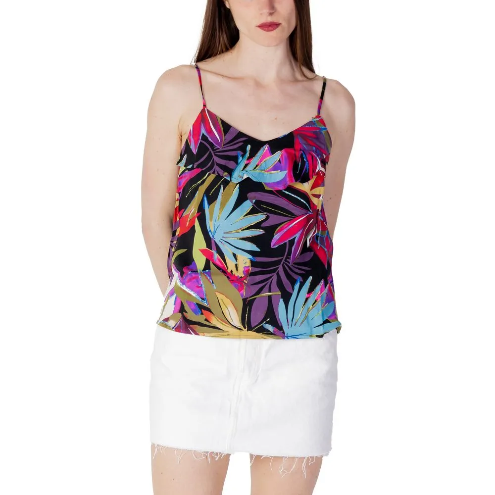Only Women's Pink Viscose Tops & T-Shirt
