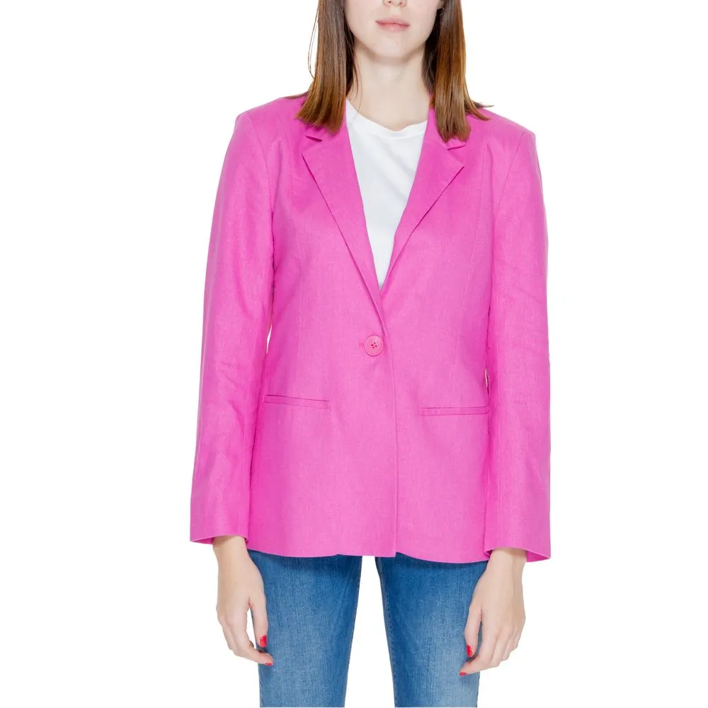 Only Women's Pink Linen Suits & Blazer