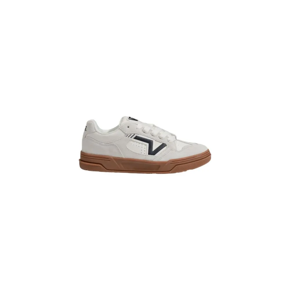 Vans Men's Cream Leather Sneaker