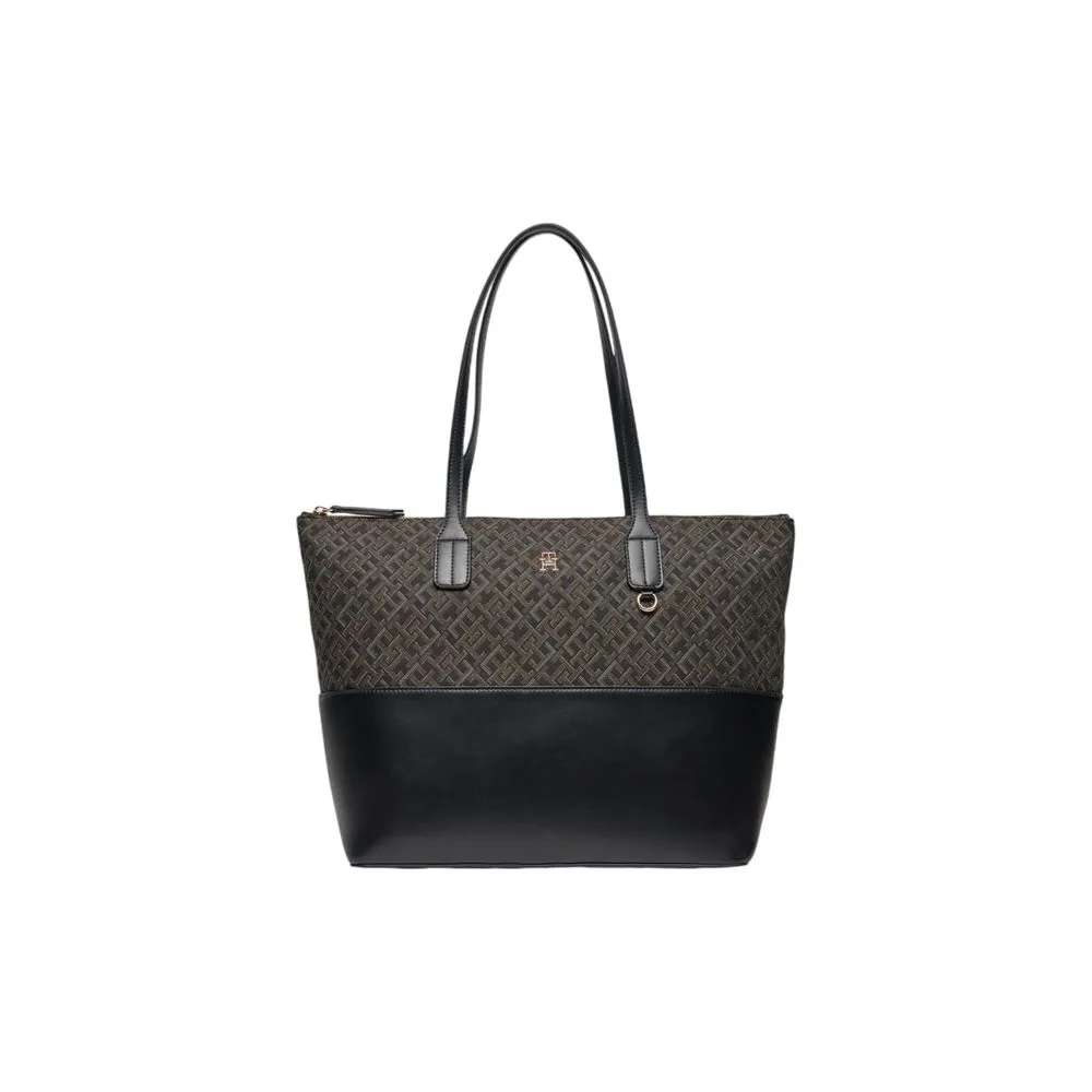 Tommy Hilfiger Women's Black Polyethylene Handbag