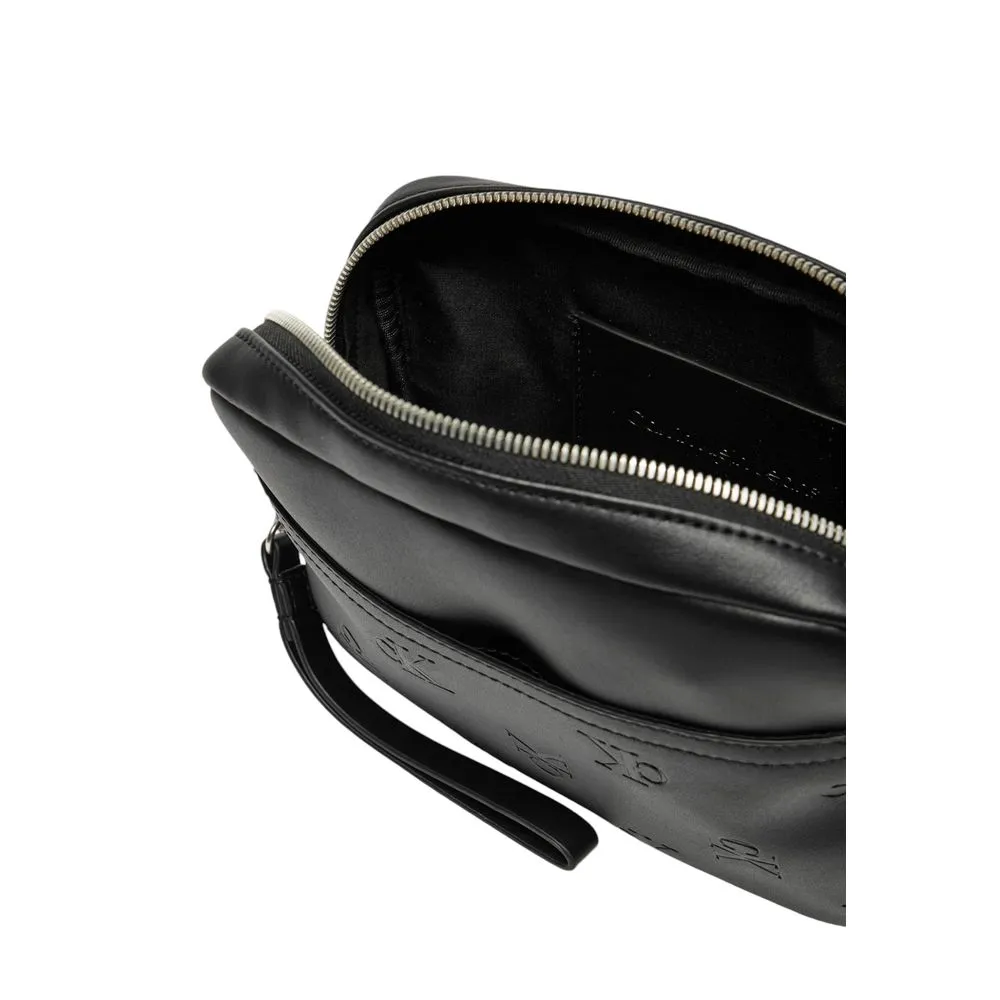 Calvin Klein Jeans Men's Black Polyethylene Luggage And Travel