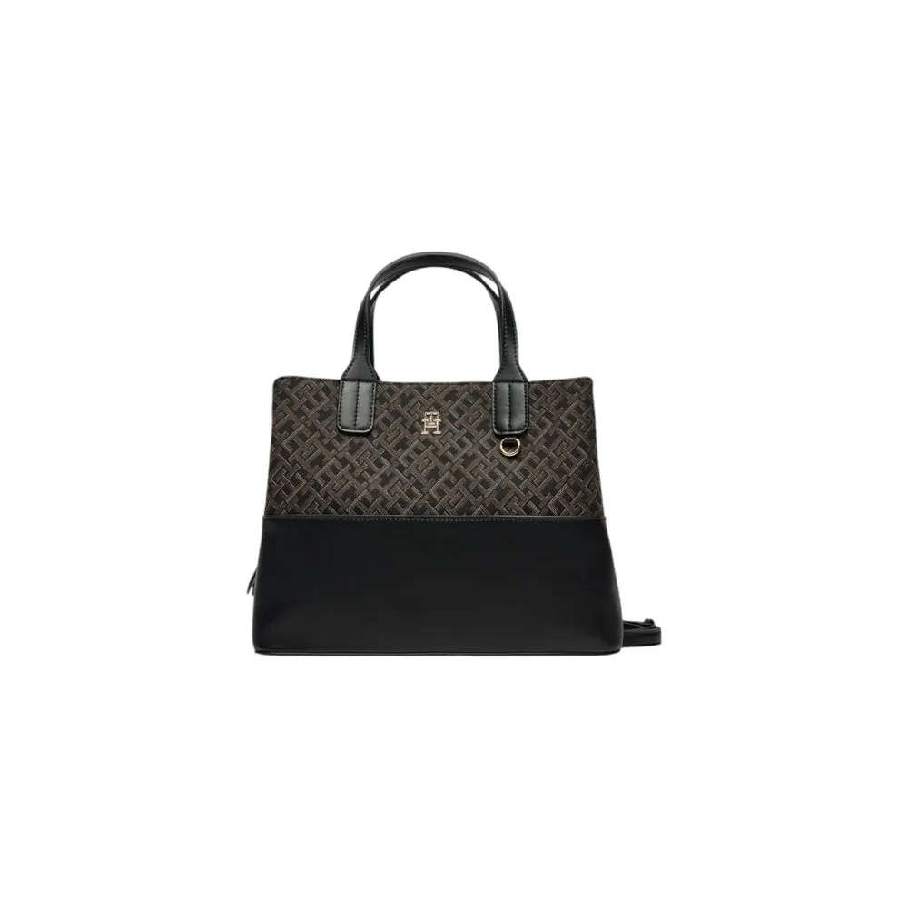 Tommy Hilfiger Women's Black Polyethylene Handbag