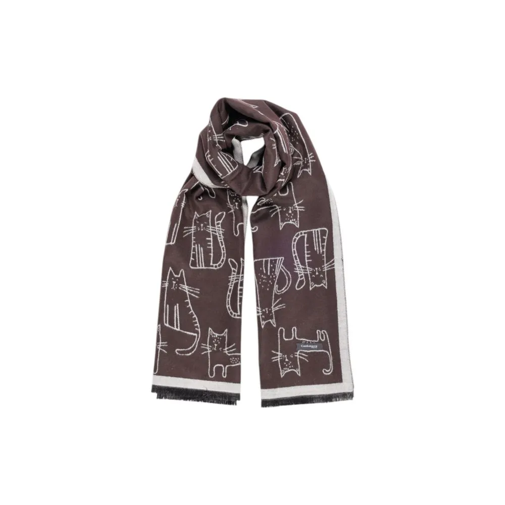 Sandro Ferrone Women's Brown Viscose Scarf