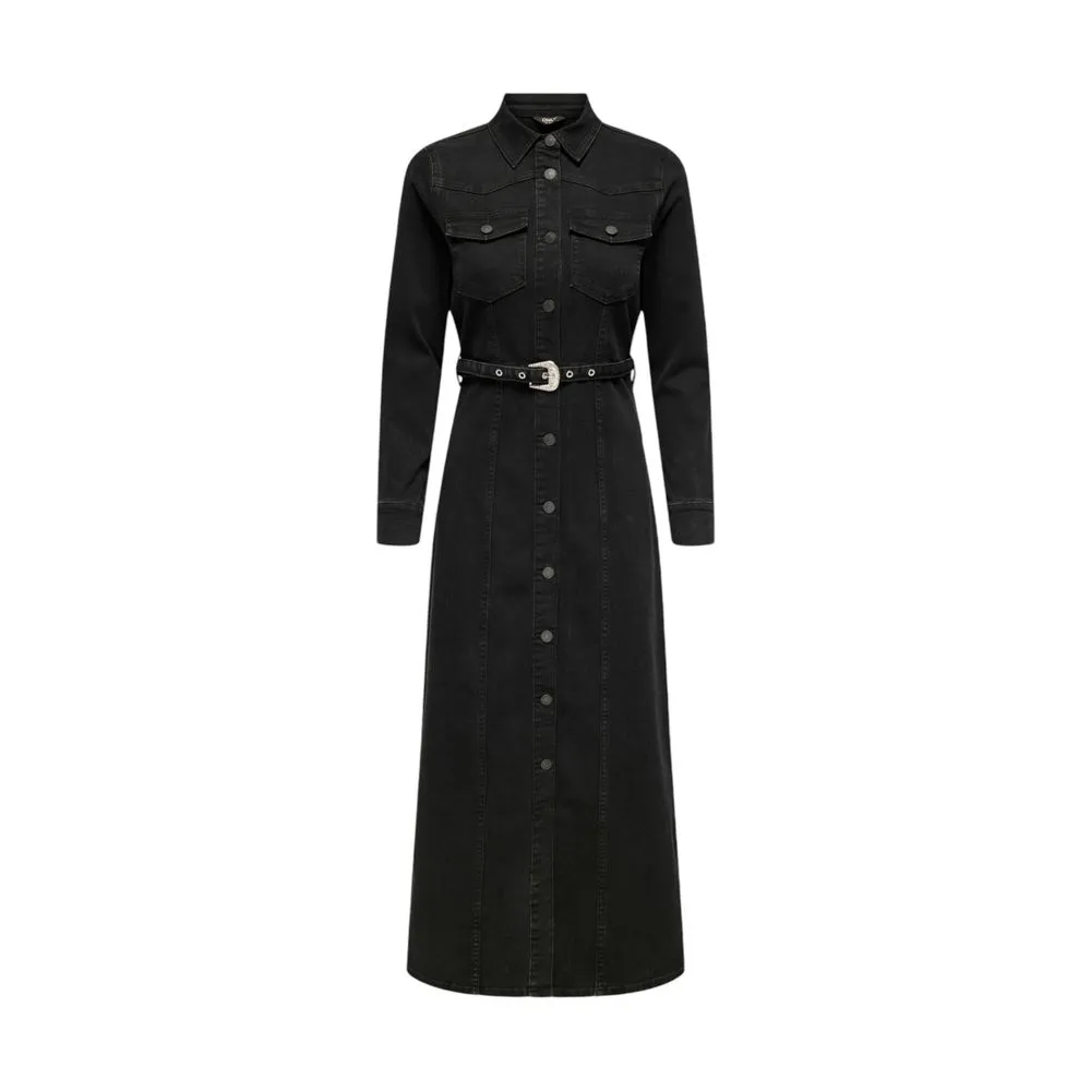 Only Women's Black Cotton Dress