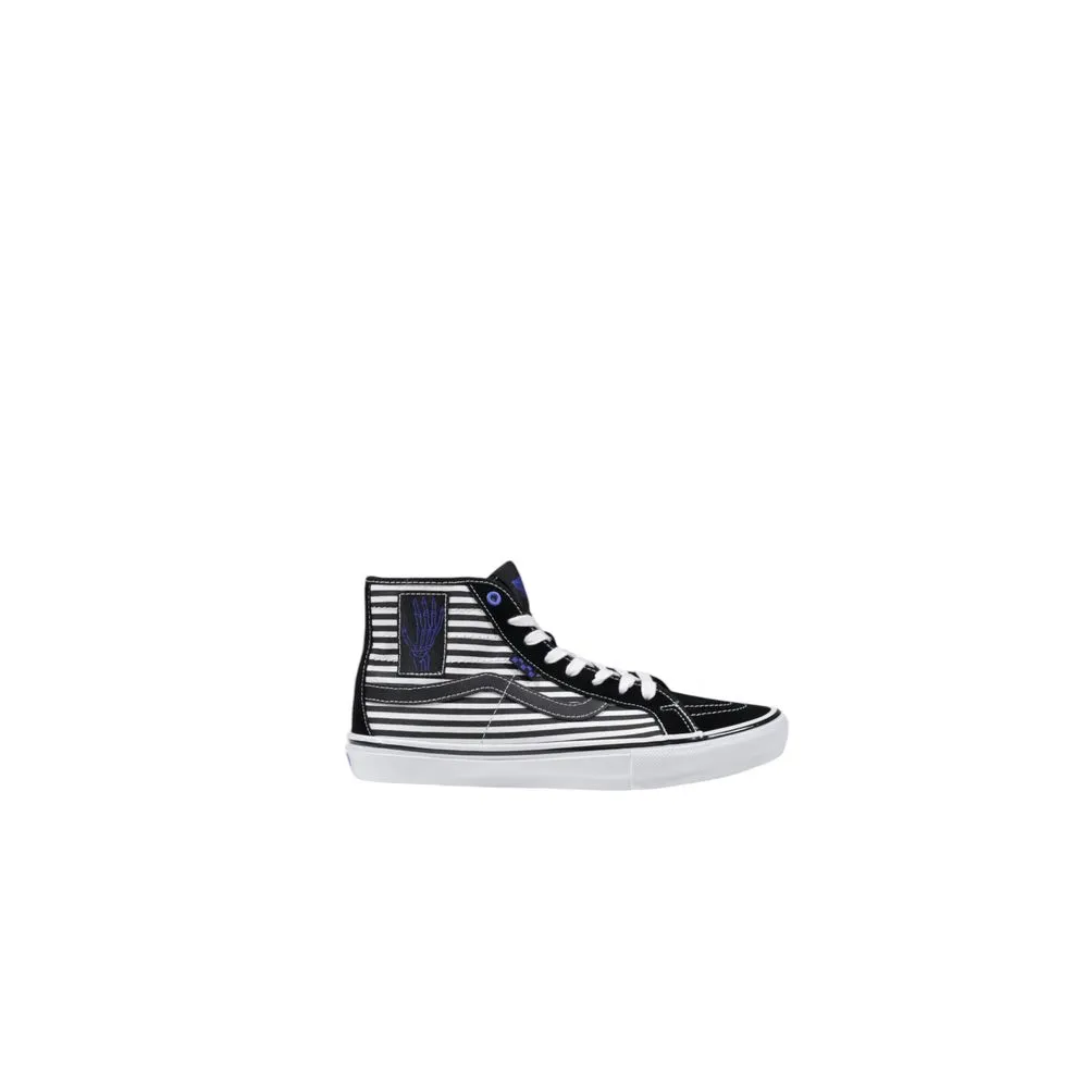 Vans Men's Black And White Leather Sneaker