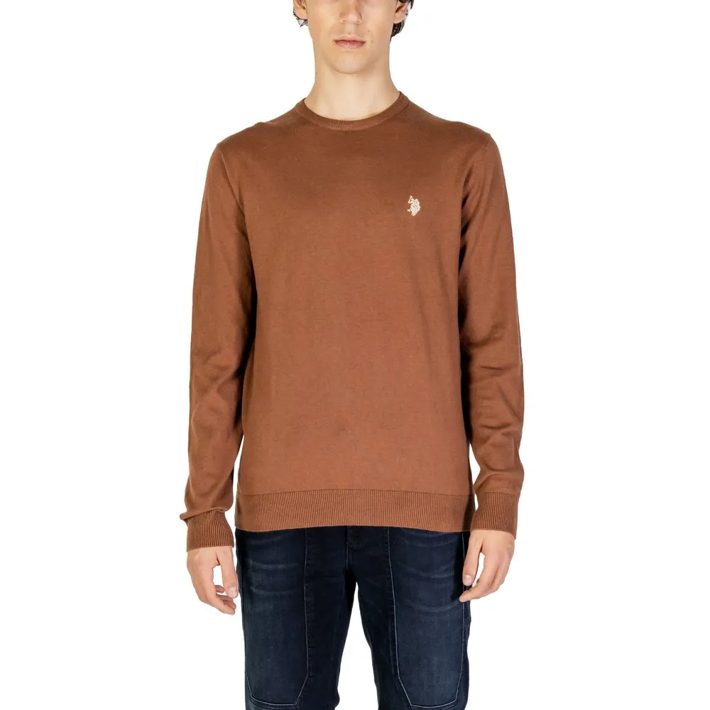 U.S. POLO ASSN. Men's Beige Cotton Sweater