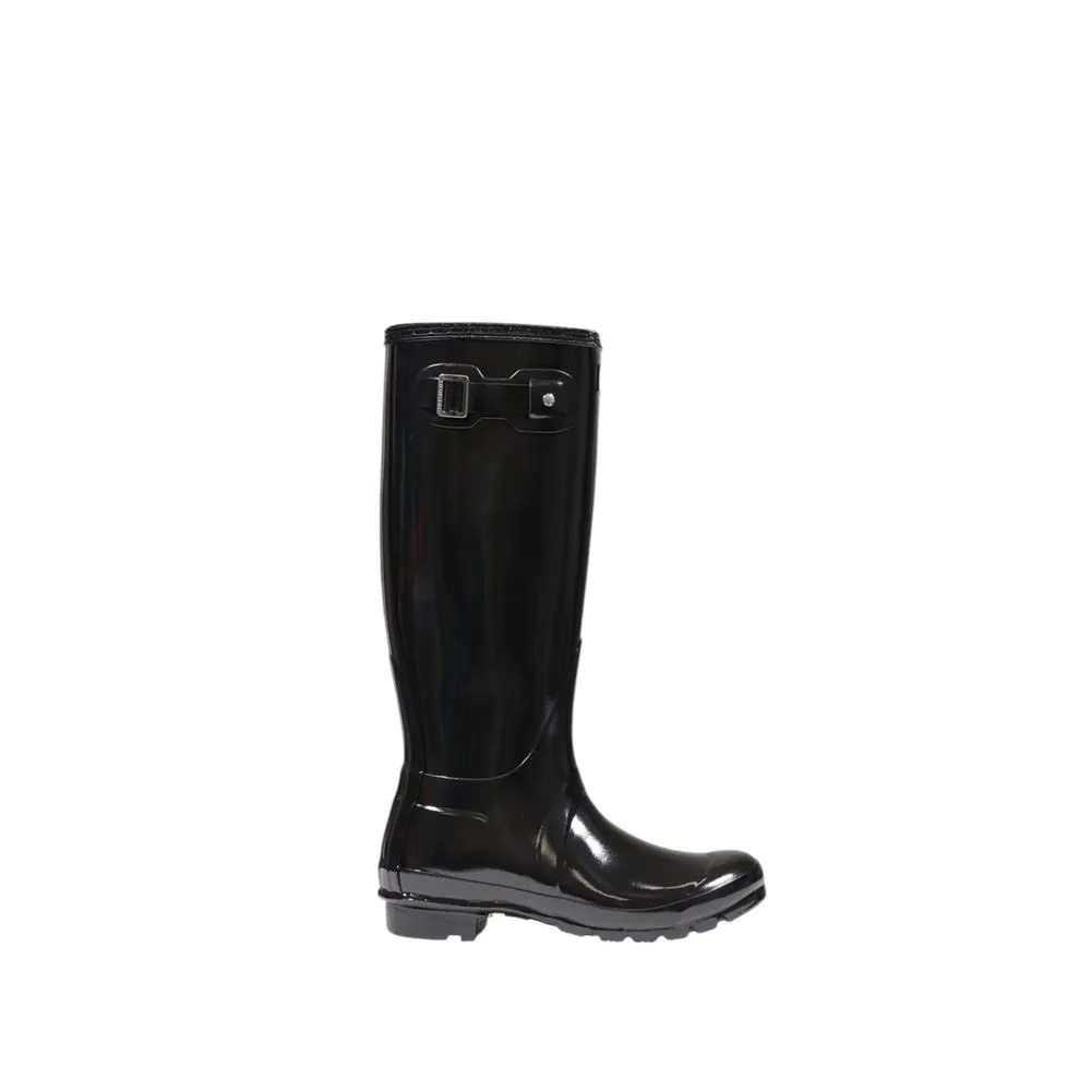 Hunter Women's Black Polyester Polyester Boot