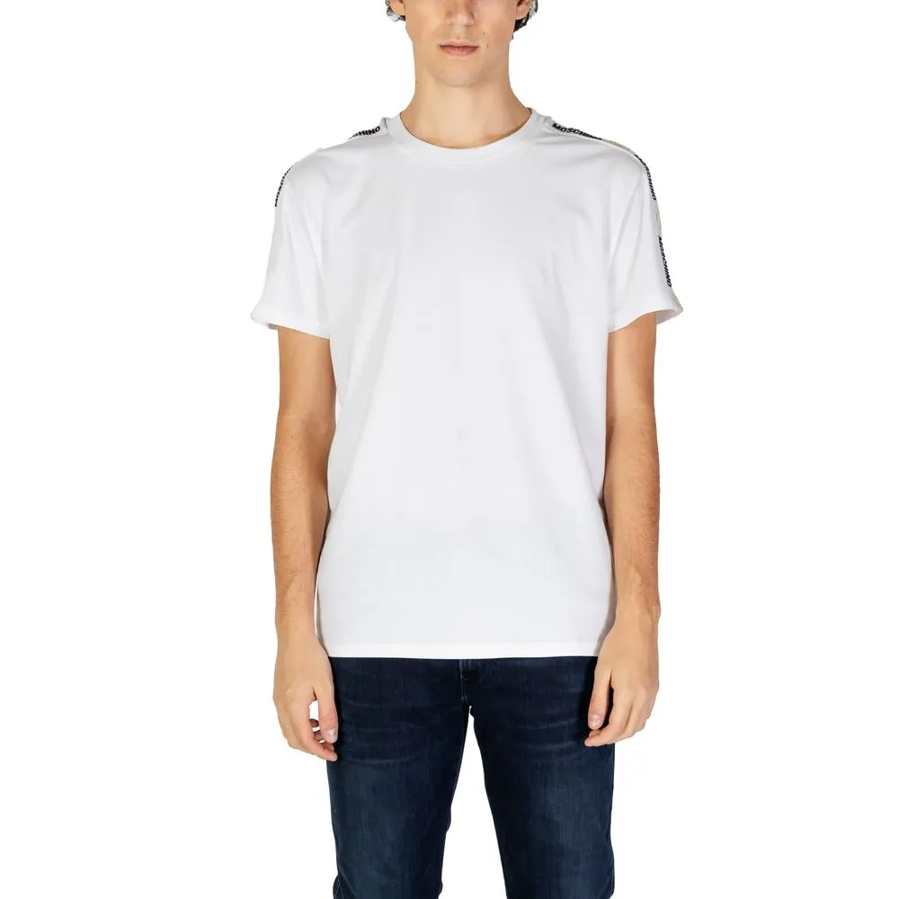Moschino Men's White Cotton T-Shirt