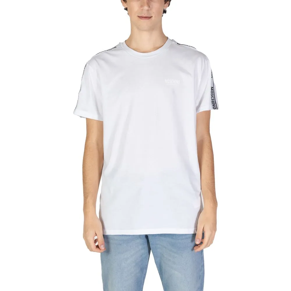 Moschino Men's White Cotton T-Shirt