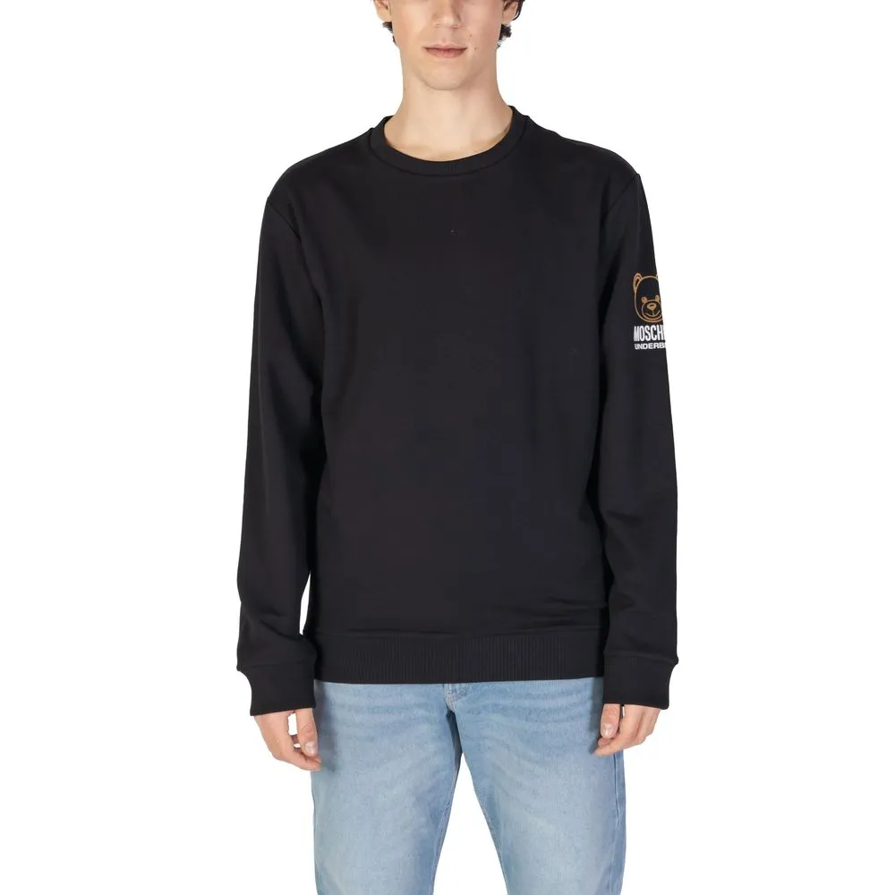 Moschino Men's Black Cotton Sweater
