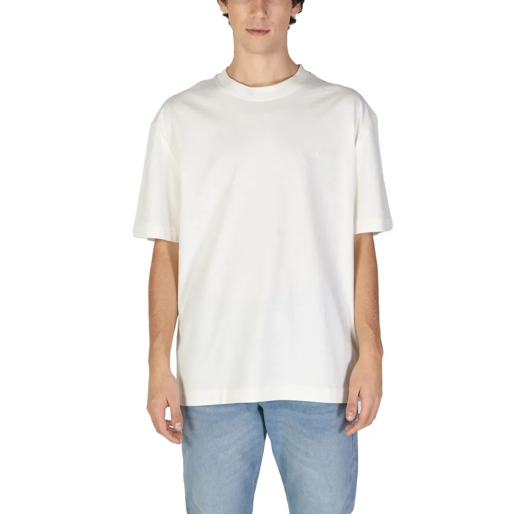 Calvin Klein Jeans Men's Beige Recycled Cotton T-Shirt