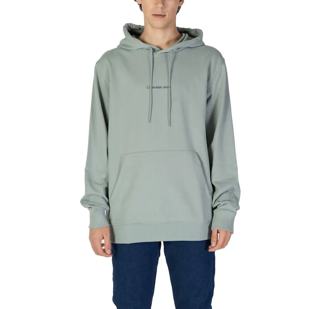 Calvin Klein Jeans Men's Green Cotton Sweater