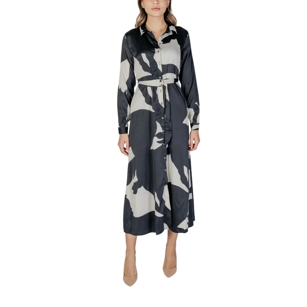 Only Women's Black Polyester Polyester Dress