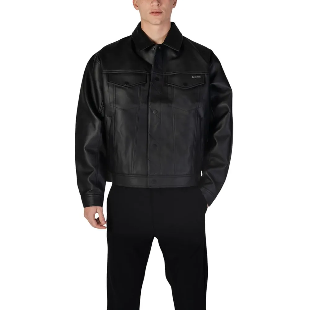 Calvin Klein Jeans Men's Black Polyethylene Jacket