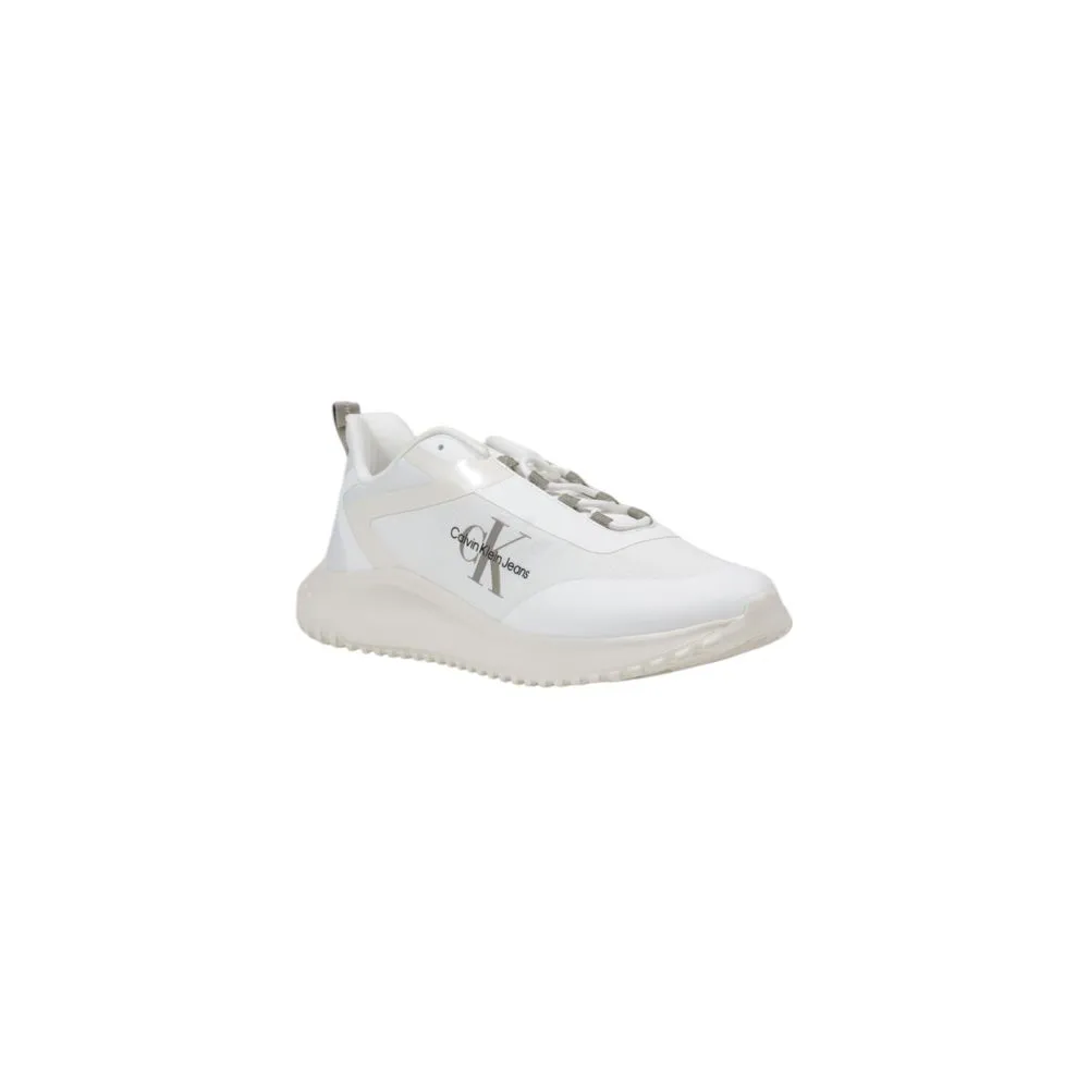 Calvin Klein Jeans Men's White Recycled Polyester Sneaker