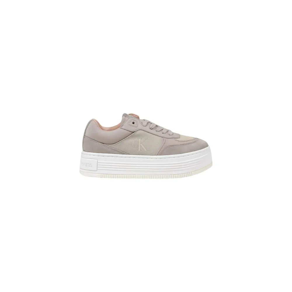 Calvin Klein Jeans Women's Gray Recycled Cotton Sneaker