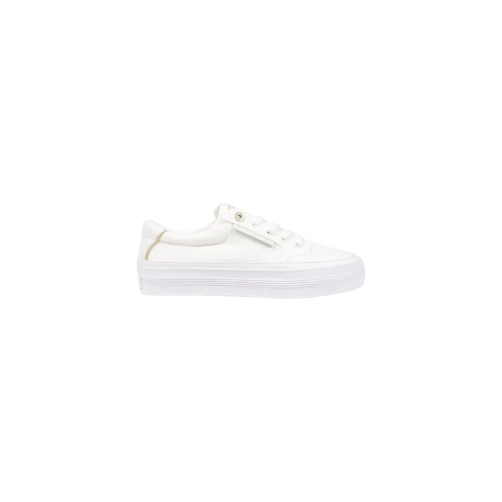 Tommy Hilfiger Women's Cream Recycled Cotton Sneaker