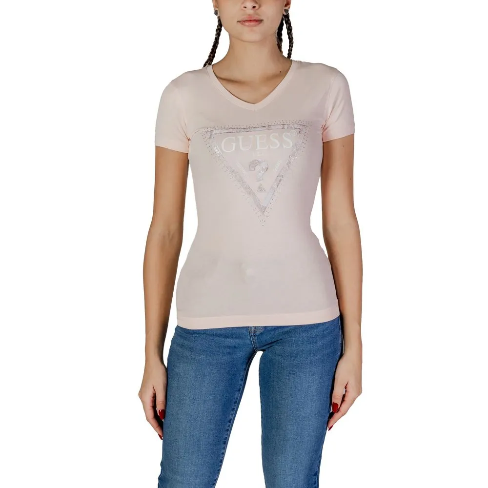 Guess Women's Multicolor Cotton Tops & T-Shirt