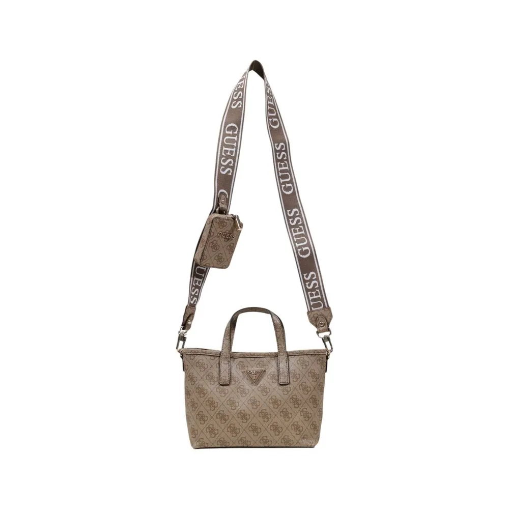 Guess Women's Beige Polyethylene Handbag