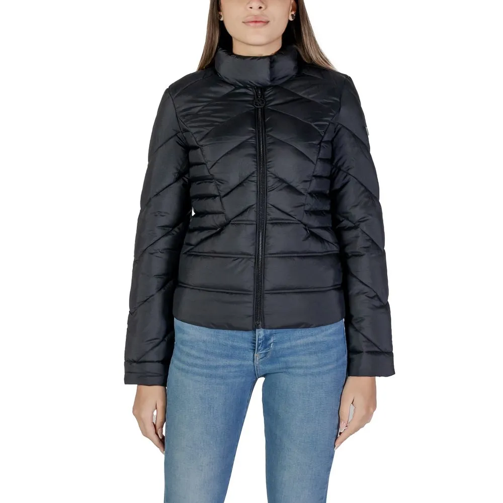 Guess Women's Black Polyamide Jackets & Coat