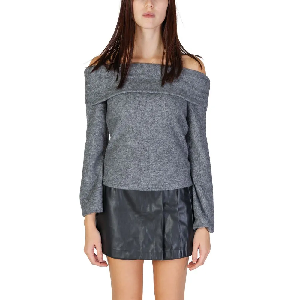 Only Women's Gray Recycled Polyester Sweater