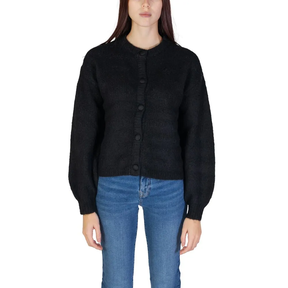 Only Women's Black Recycled Polyester Cardigan