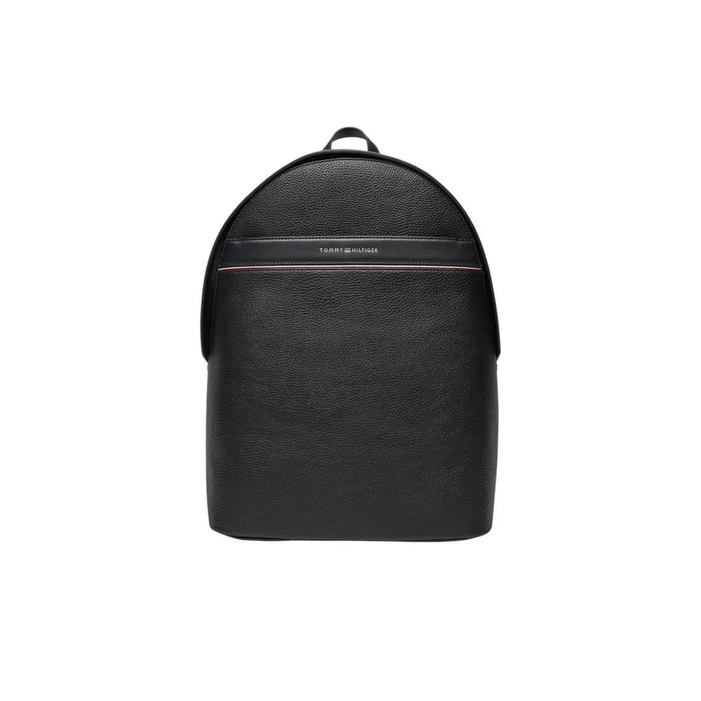 Tommy Hilfiger Men's Black Polyethylene Backpack