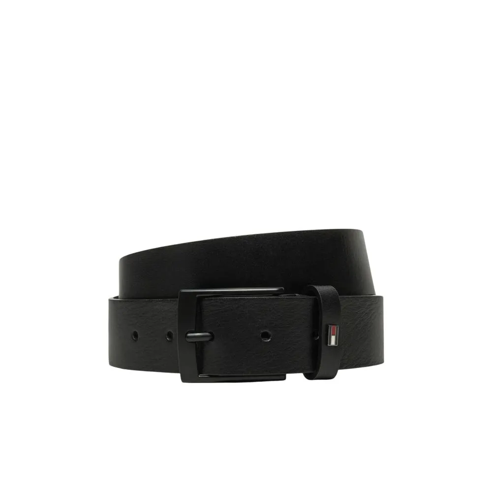 Tommy Hilfiger Men's Black Leather Belt