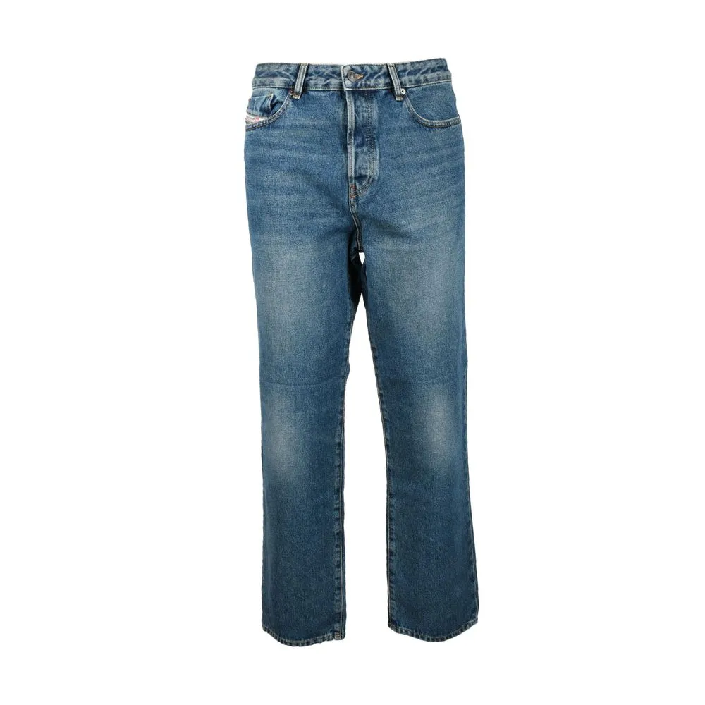 Diesel Men's Blue Cotton Jeans & Pant