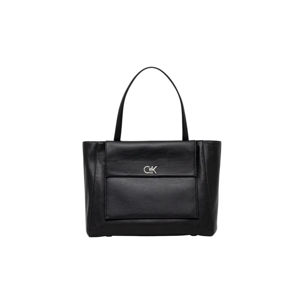 Calvin Klein Women's Black Recycled Polyester Handbag