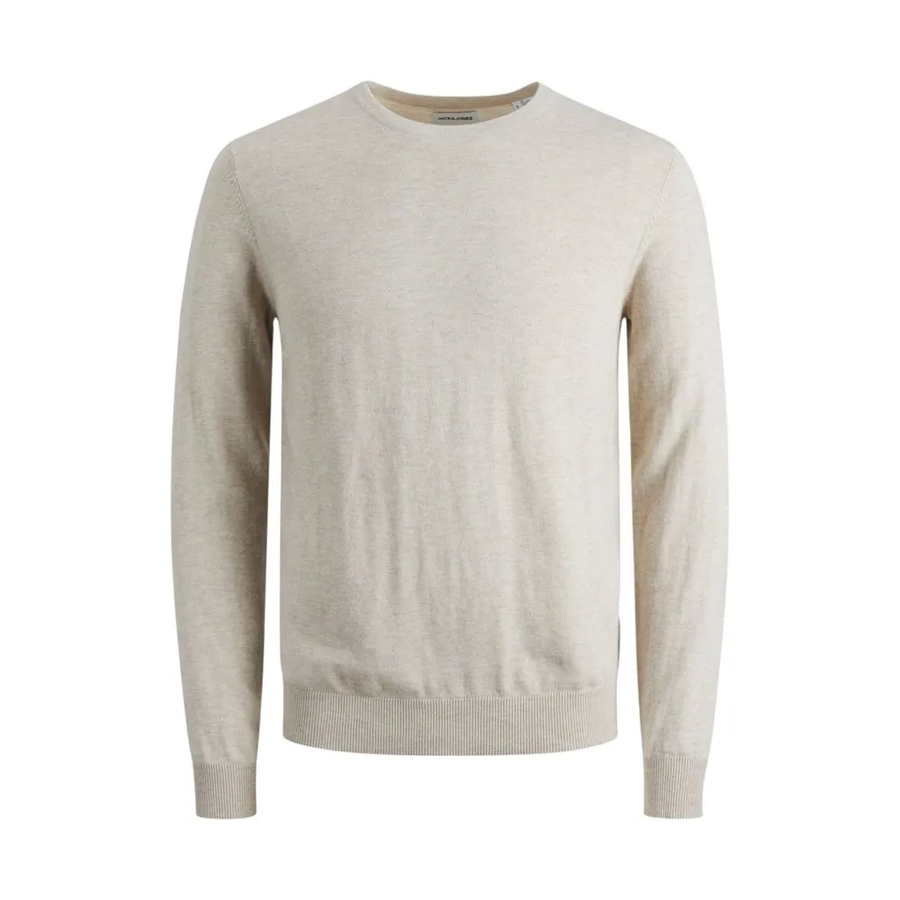 Jack Jones Men's Beige Cotton T-Shirt